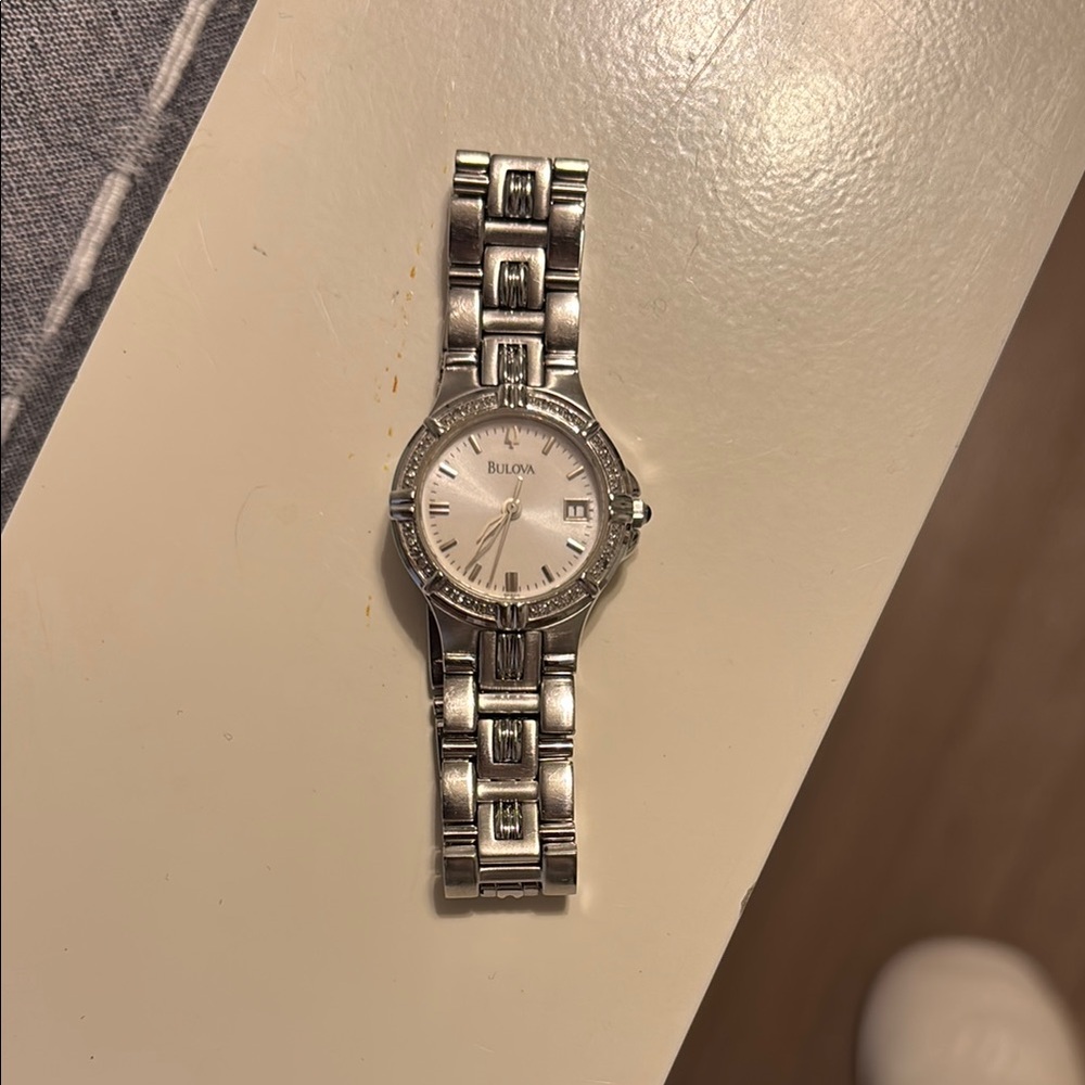 Bulova Sutton Classic Silver Timepiece Women’s
